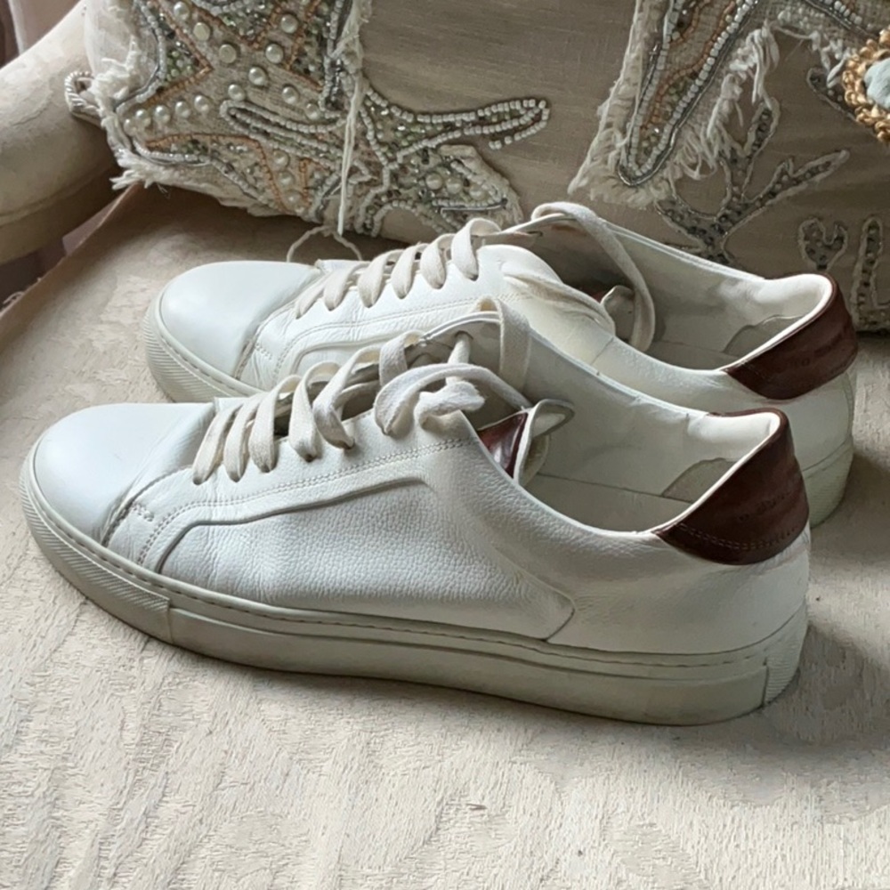 TO‎ BOOT NEW YORK Carlin White Sneaker ADAM DERRICK​ - Picture 4 of 9